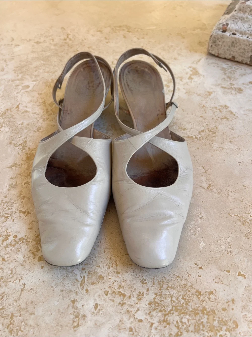 Vintage Christian Dior “Mansart” Slingback Pumps